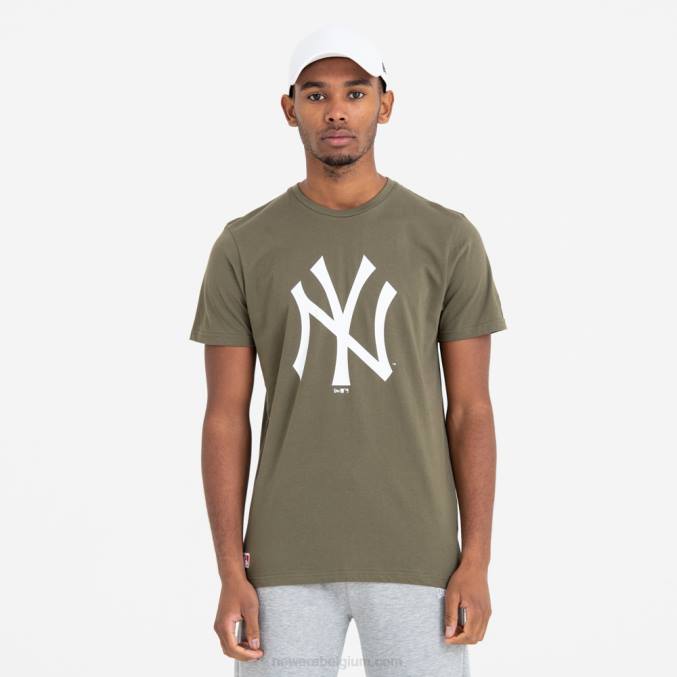 New Era New York Yankees teamlogo groen t-shirt BT242868