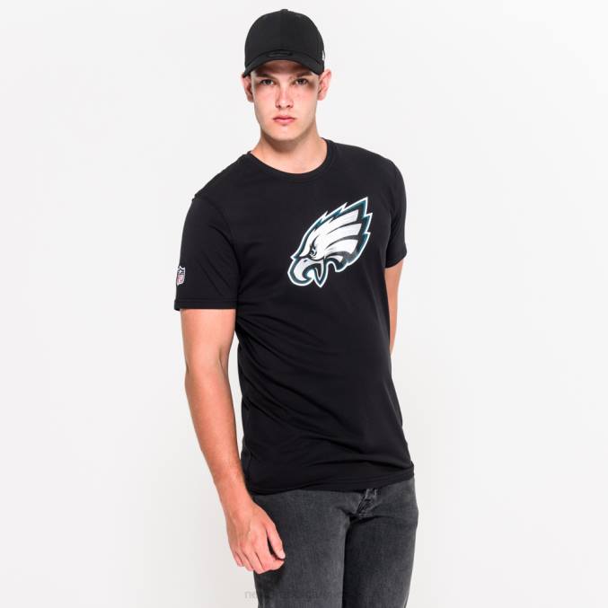 New Era Philadelphia Eagles team logo zwart T-shirt BT242910