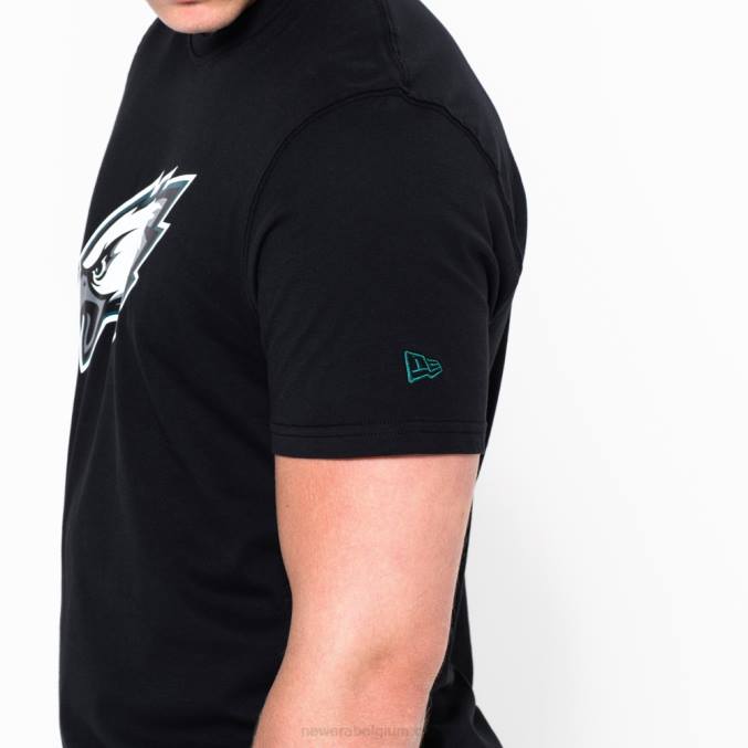 New Era Philadelphia Eagles team logo zwart T-shirt BT242910