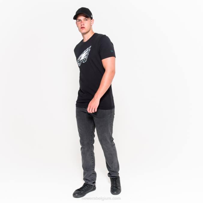 New Era Philadelphia Eagles team logo zwart T-shirt BT242910