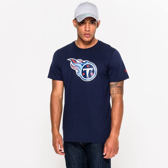 New Era Tennessee Titans team logo blauw t-shirt BT242938