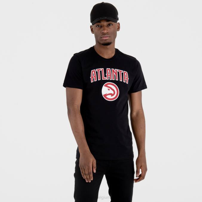 New Era atlanta hawks team logo zwart t-shirt BT243119