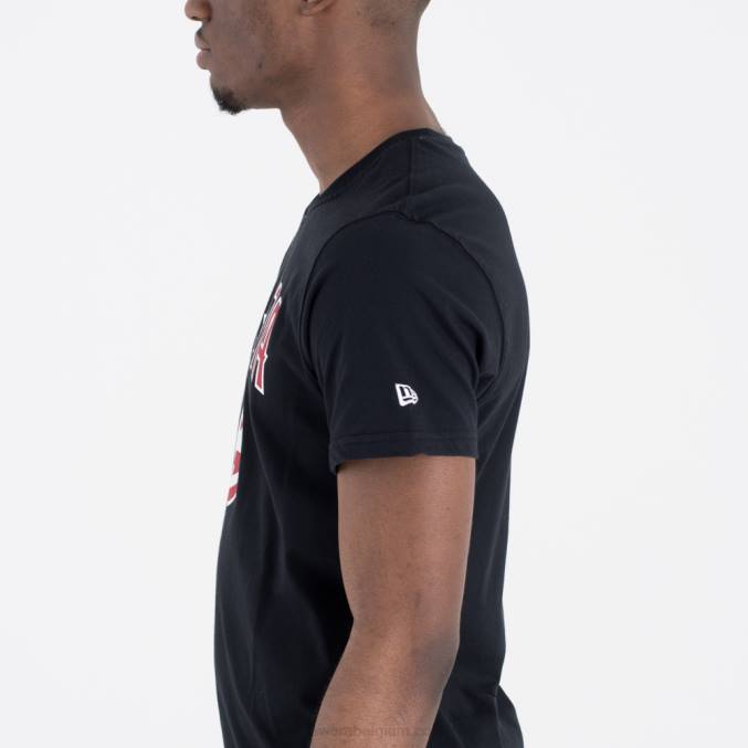 New Era atlanta hawks team logo zwart t-shirt BT243119