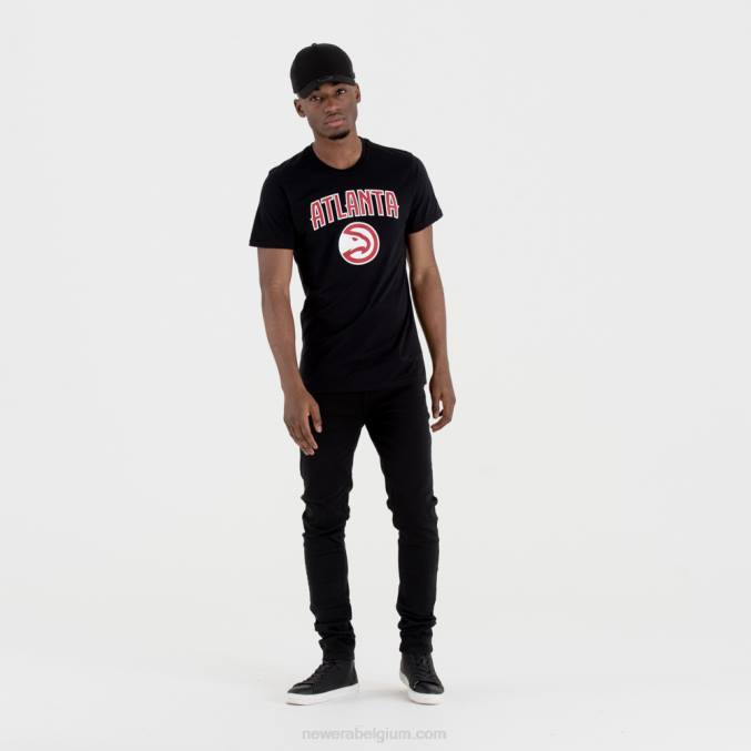 New Era atlanta hawks team logo zwart t-shirt BT243119