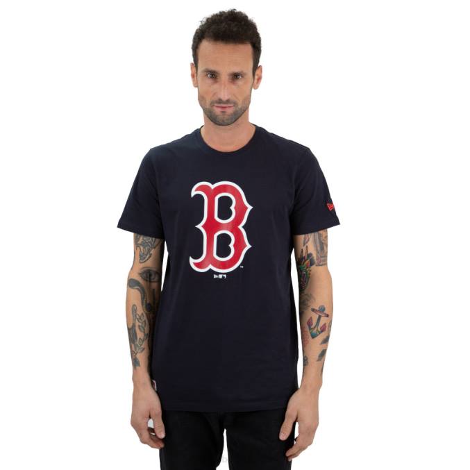 New Era boston red sox logo infill zwart t-shirt BT242851