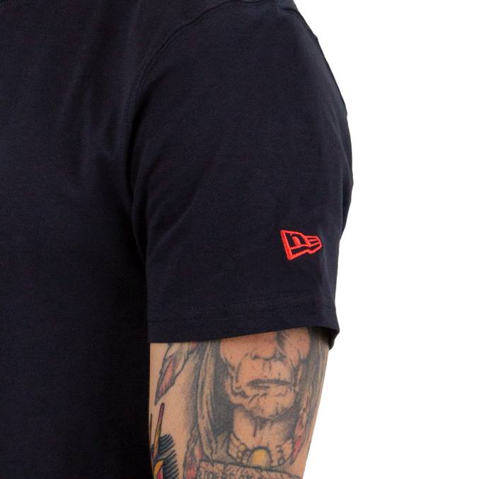 New Era boston red sox logo infill zwart t-shirt BT242851