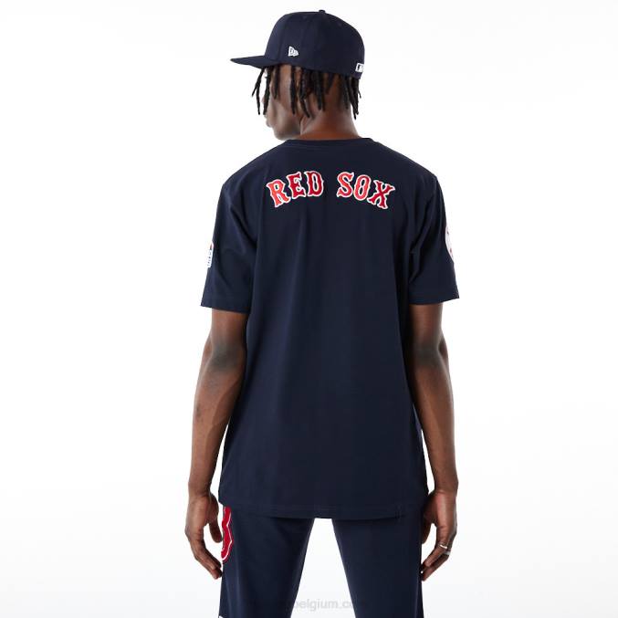 New Era boston red sox mlb logo select marineblauw t-shirt BT243016