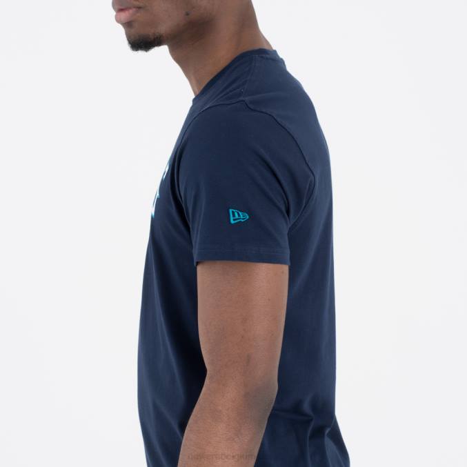 New Era charlotte hornets teamlogo marineblauw t-shirt BT243133