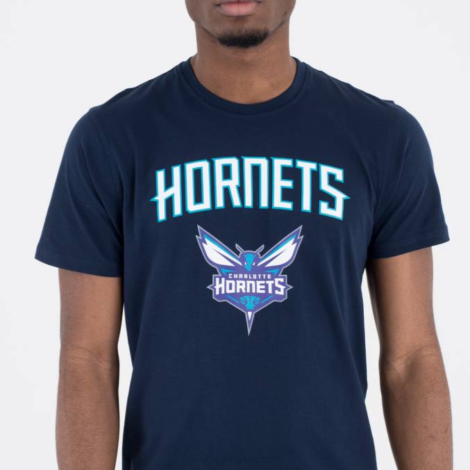 New Era charlotte hornets teamlogo marineblauw t-shirt BT243133