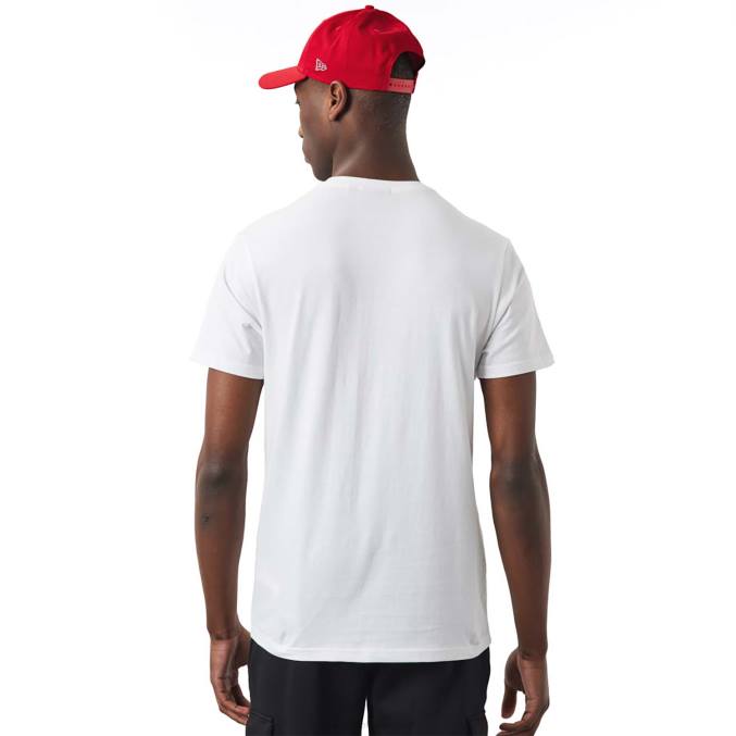 New Era chicago bulls nba folie wit t-shirt BT242863
