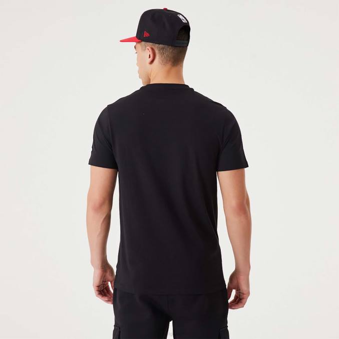 New Era chicago bulls nba infill grafisch zwart t-shirt BT242984