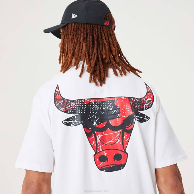 New Era chicago bulls nba infill team logo wit oversized t-shirt BT243026