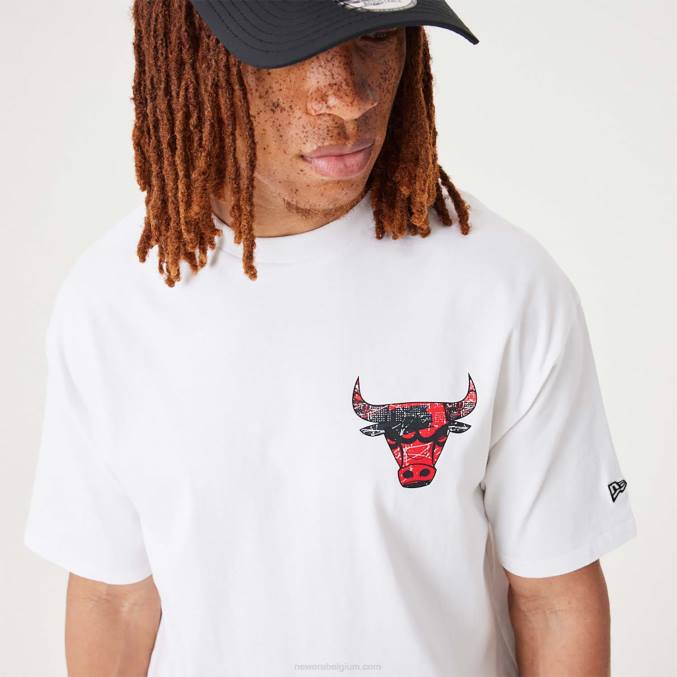 New Era chicago bulls nba infill team logo wit oversized t-shirt BT243026