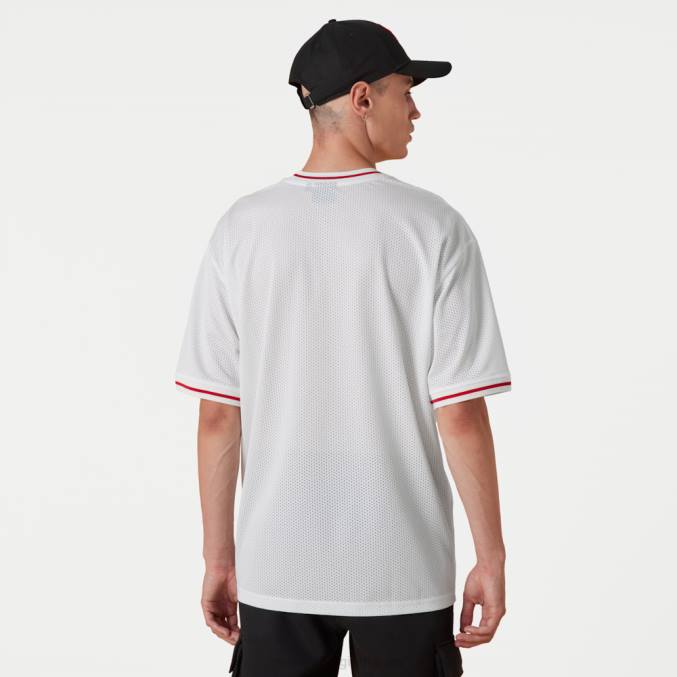 New Era chicago bulls nba logo oversized wit mesh t-shirt BT242908