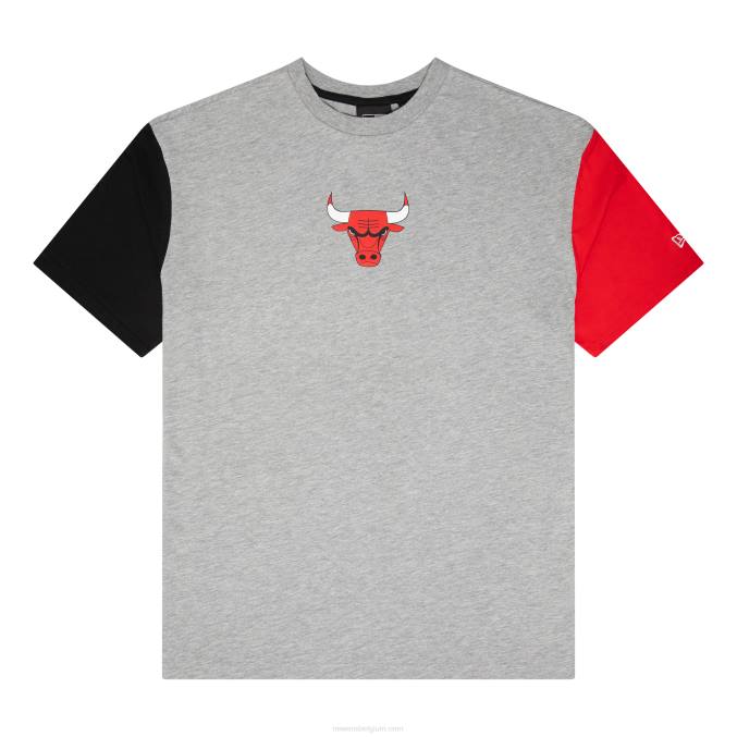 New Era chicago bulls nba paris games grijs t-shirt BT243000