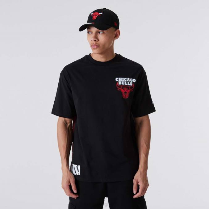 New Era chicago bulls neon oversized zwart t-shirt BT242903