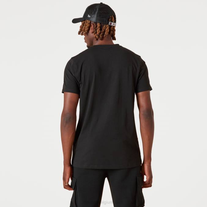 New Era chicago stieren nba woordmerk zwart t-shirt BT242992