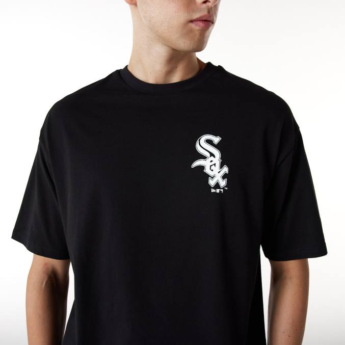 New Era chicago white sox league essentieel zwart oversized t-shirt BT243126