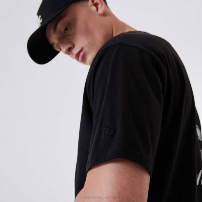 New Era chicago wit sox mlb metallic zwart t-shirt BT242846
