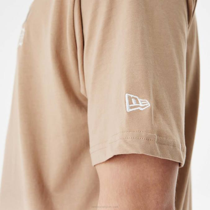 New Era detroit tigers mlb gestapeld logo bruin oversized t-shirt BT242840