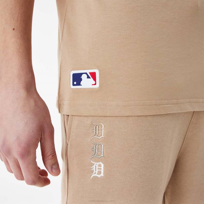 New Era detroit tigers mlb gestapeld logo bruin oversized t-shirt BT242840