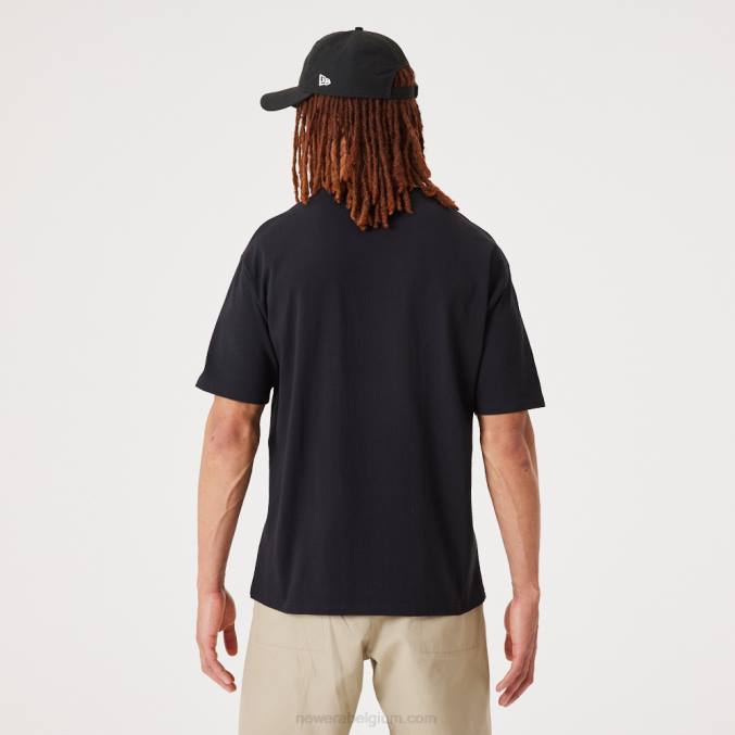 New Era eigentijds zwart oversized t-shirt BT242856