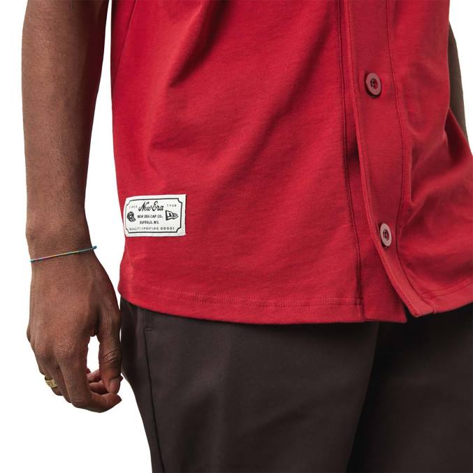 New Era erfgoed logo rode trui BT243018