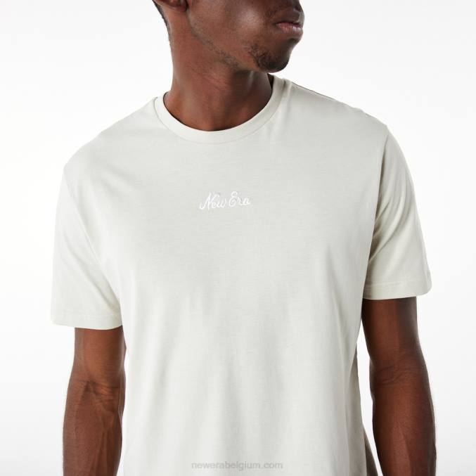 New Era essentieel T-shirt met scriptsteen BT242906