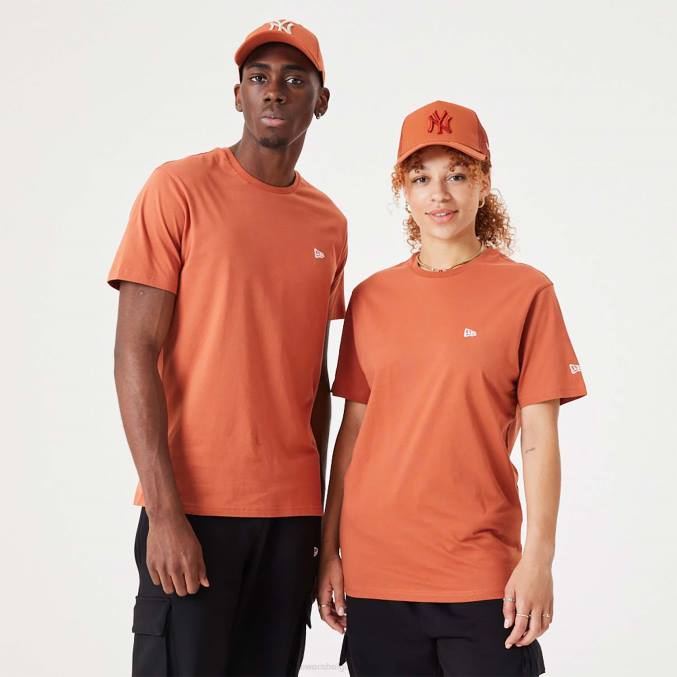 New Era essentieel medium bruin t-shirt BT242843