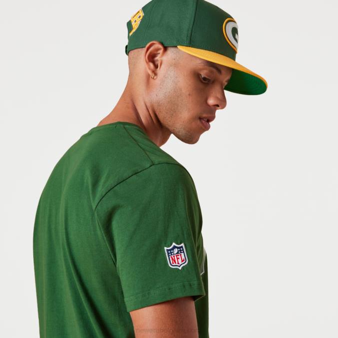 New Era green bay packers nfl team fade groen t-shirt BT243034