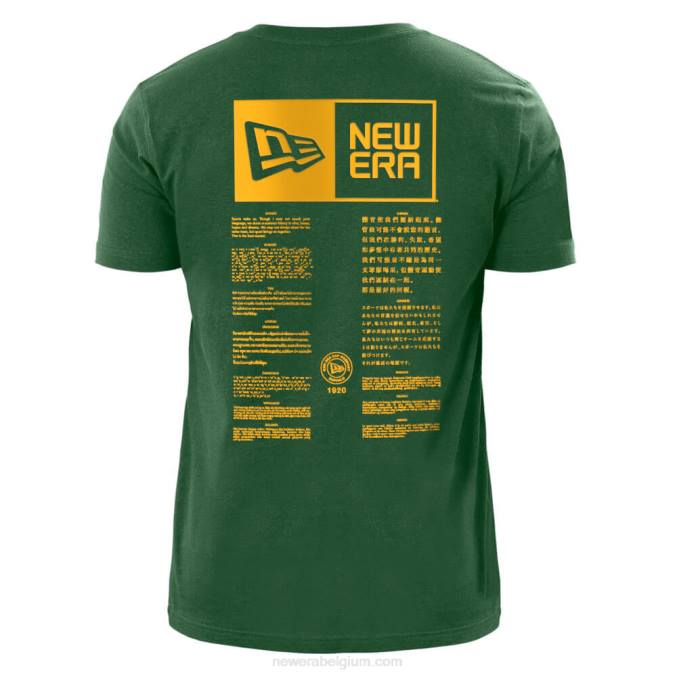 New Era green bay packers x alpha industries groen t-shirt BT242989
