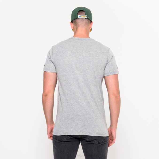 New Era groen bay packers teamlogo grijs t-shirt BT243079