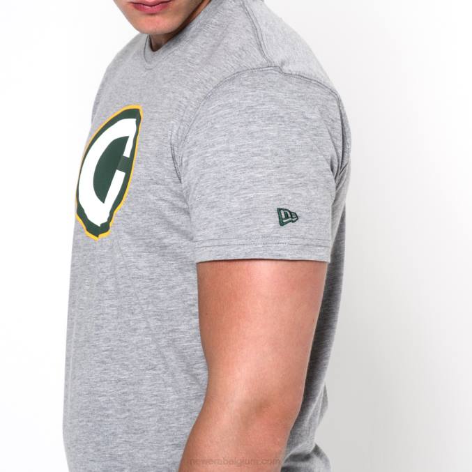 New Era groen bay packers teamlogo grijs t-shirt BT243079