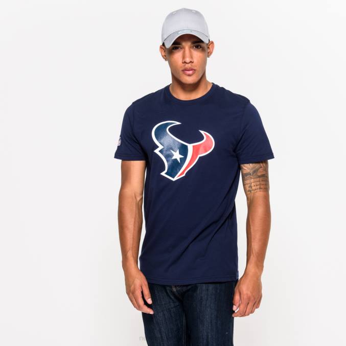New Era houston texans team logo blauw t-shirt BT243093