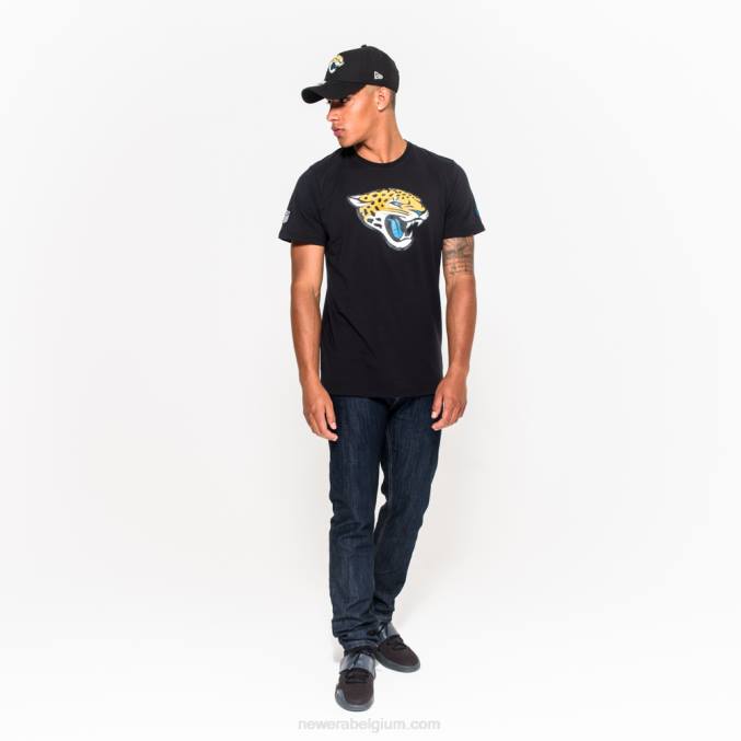New Era jacksonville jaguars teamlogo zwart t-shirt BT243078