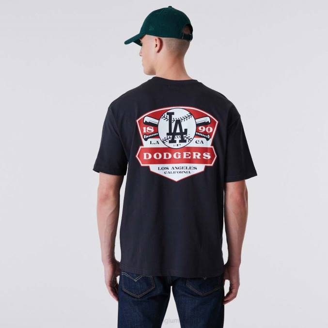 New Era la dodgers grafisch oversized blauw t-shirt BT243112