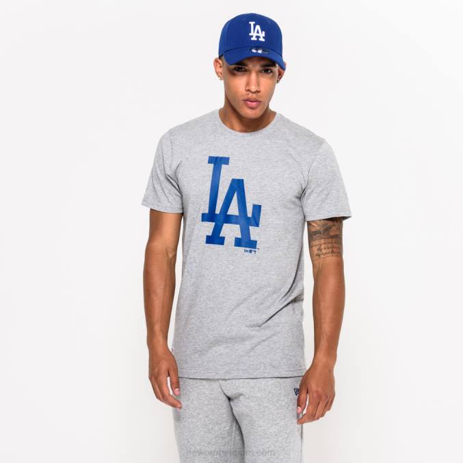 New Era la dodgers grijs t-shirt BT243092