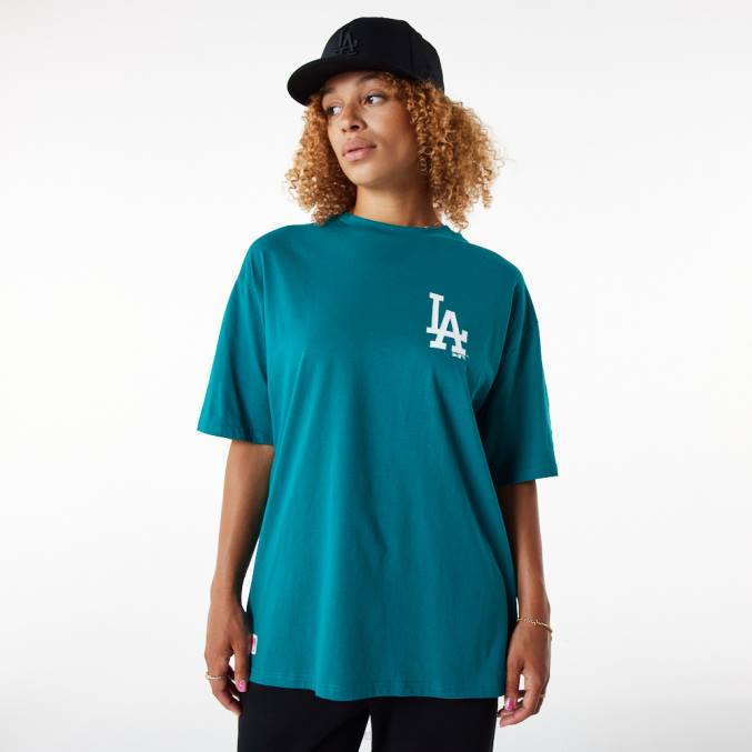 New Era la dodgers league essentieel blauw oversized t-shirt BT243140