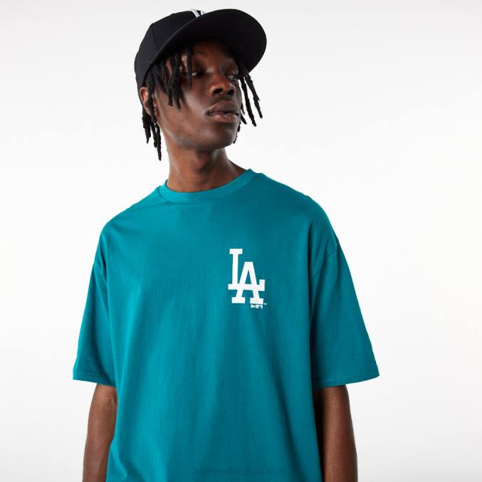 New Era la dodgers league essentieel blauw oversized t-shirt BT243140