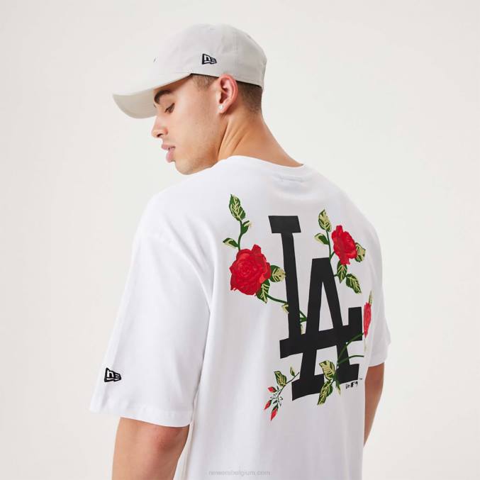 New Era la dodgers mlb bloemen grafisch wit oversized t-shirt BT242899