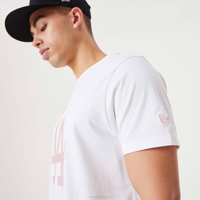 New Era la dodgers mlb league essentieel wit t-shirt BT243027