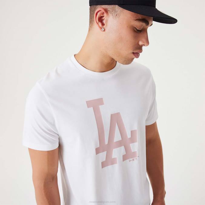 New Era la dodgers mlb league essentieel wit t-shirt BT243027
