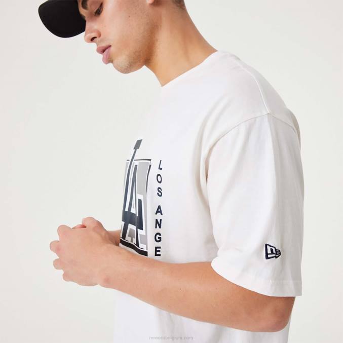New Era la dodgers mlb team wordmark wit oversized t-shirt BT243178