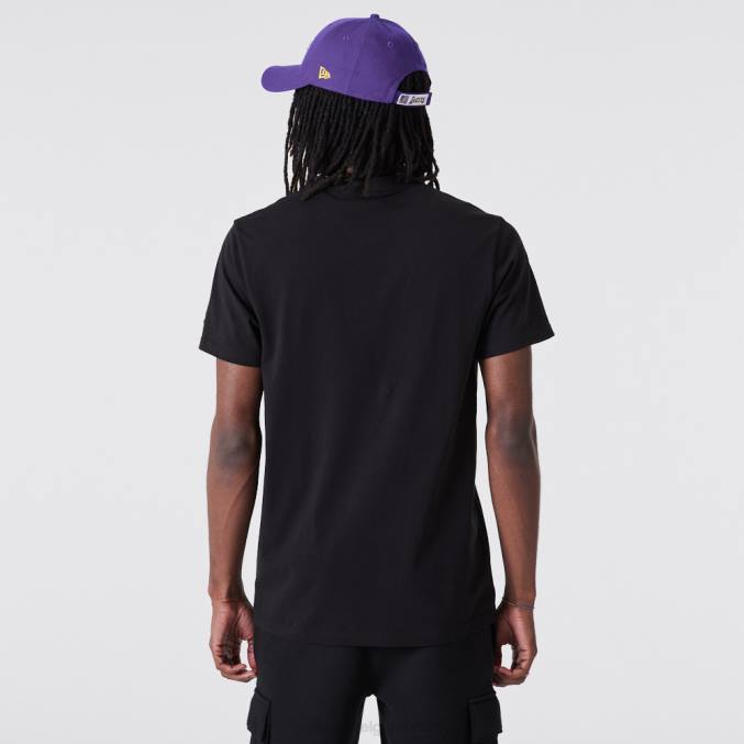 New Era la lakers nba omtreklogo zwart t-shirt BT242932