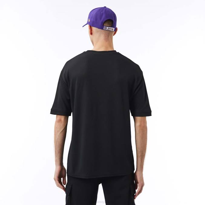 New Era la lakers nba script zwart t-shirt BT243100