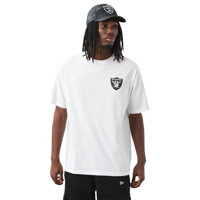 New Era las vegas raiders nfl logo wit oversized t-shirt BT243047