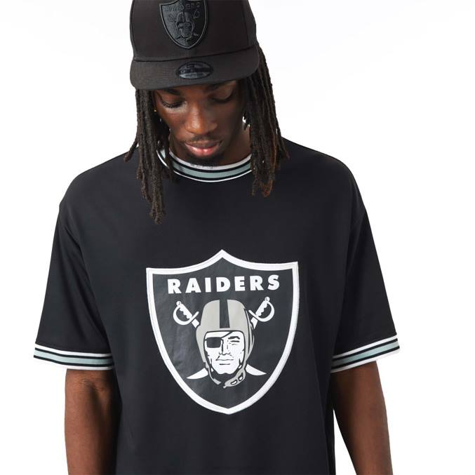 New Era las vegas raiders nfl team logo zwart t-shirt BT243033