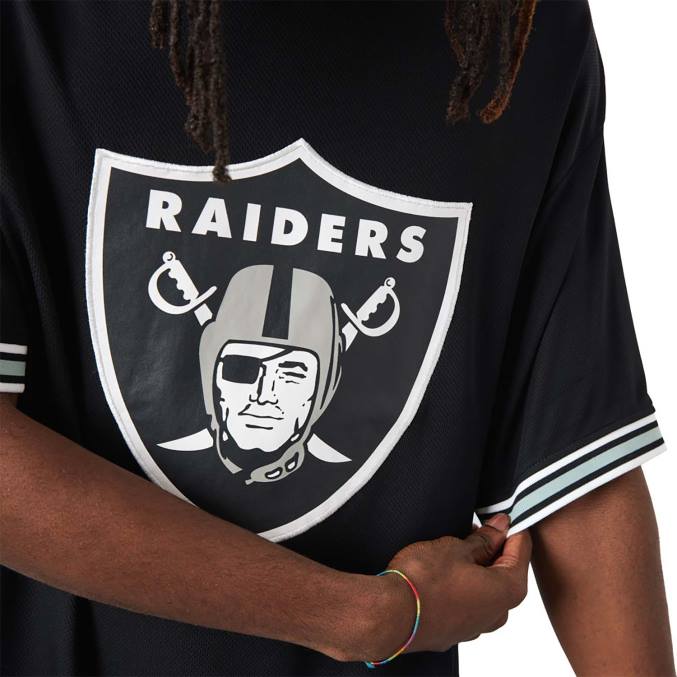 New Era las vegas raiders nfl team logo zwart t-shirt BT243033