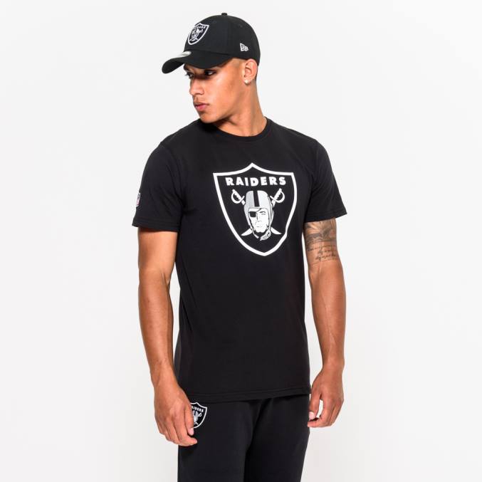 New Era las vegas raiders team logo zwart t-shirt BT242852
