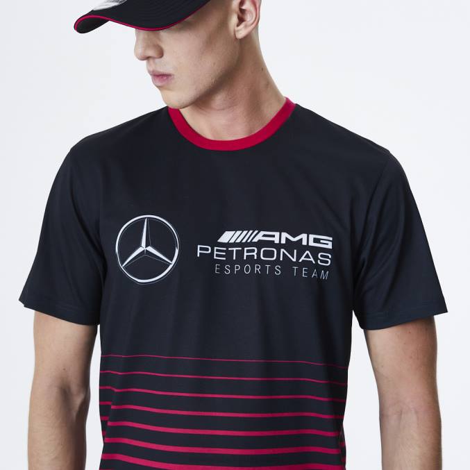 New Era mercedes-amg petronas esports team zwart t-shirt BT242981